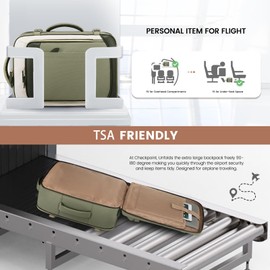 LOVEVOOK Travel Backpack for Women, 40L Carry On Backpack with 3 Packing Cubes,TSA Personal Item Travel Bag Airline Approved, Water Resistant Weekender Overnight Luggage Daypack