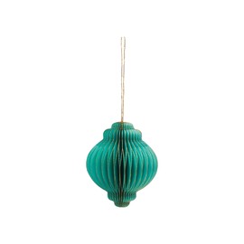 Gallerie II Honeycomb Paper Teal Ornament Blue