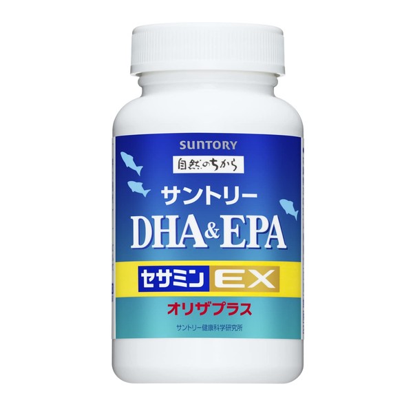 Suntory DHA &amp; EPA + Sesamine EX, Omega 3 Fatty Acids, DHA EPA Supplement, 240 Capsules, Approx. 60 Day Supply