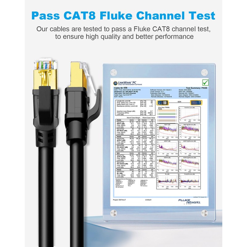 CAT8 cable.