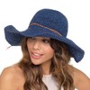 Thingimijigs Ladies Wide Brimmed Floppy Straw Summer Sun Hat with