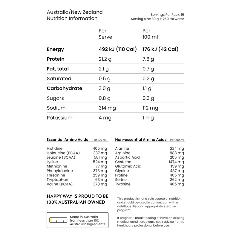 Like a Vegan Vanilla Flavour Protein Powder 500g - Vegan