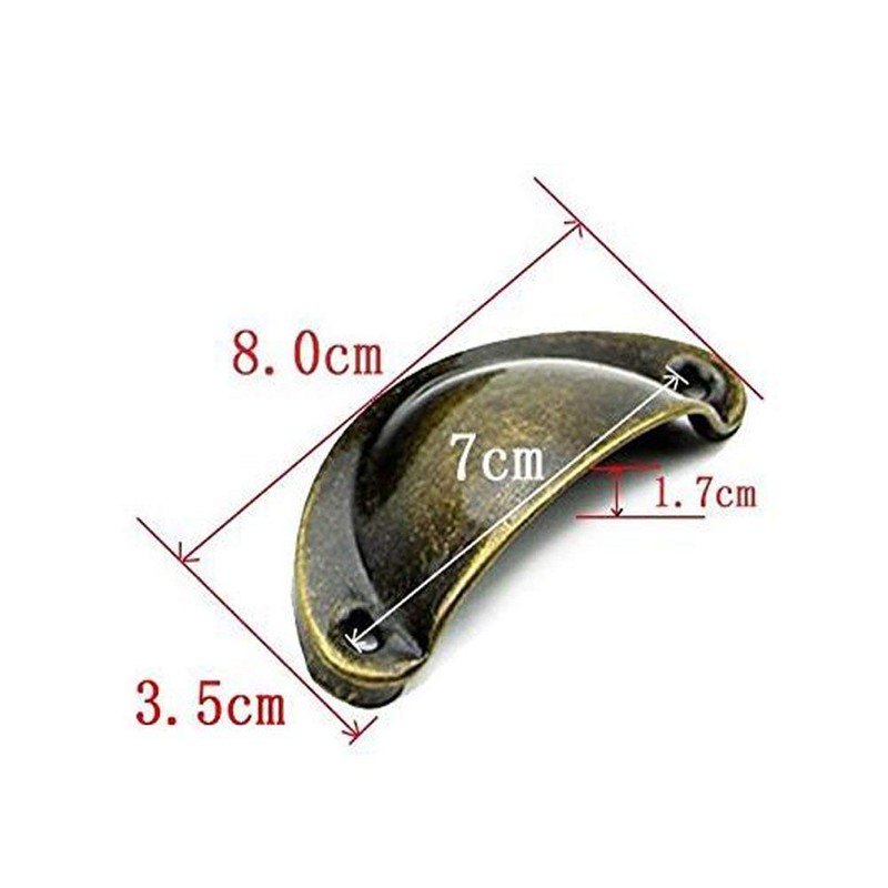 YIGO 10PCS Retro Metal Kitchen Drawer Cabinet Door Handle Furniture