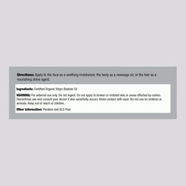 Piping Rock Aceite De Baobab Orgánico 60 Ml Para Cabello, Piel Y Rostro Virgen Prensado En Frío