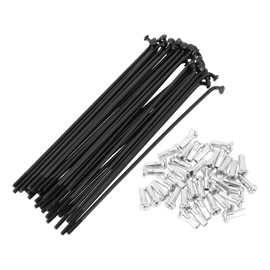 BULLSPANN 1 Set 14G 133 mm Length Bicycle Spoke with 14G 12 mm Length Nipple