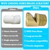 Brass Aerator 3/4 Inch MIP Compatible With Pool Jet Nozzles