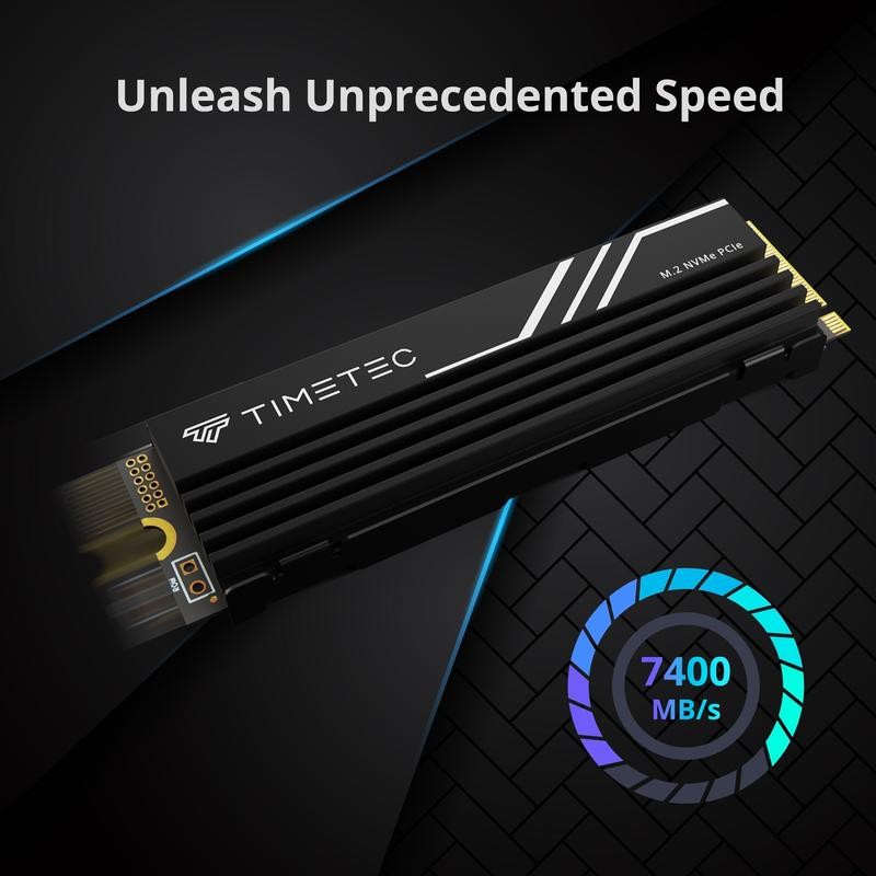 TIMETEC PREMIUM M.2 NVMe PCIe 4.0 SSD with Heatsink -