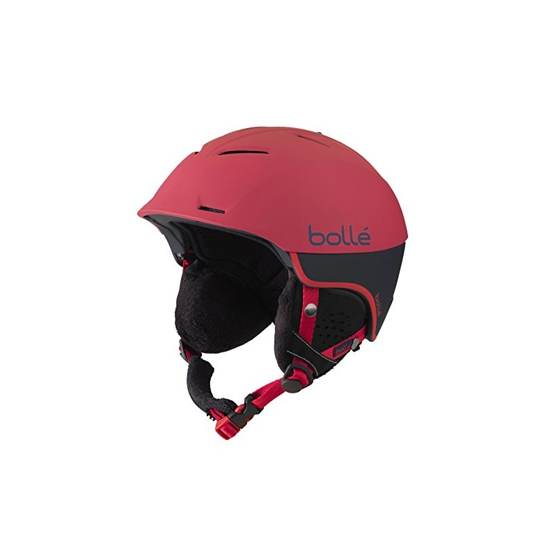 Bolle Unisex's Synergy Ski Helmets, Soft Red, 58-61 cm