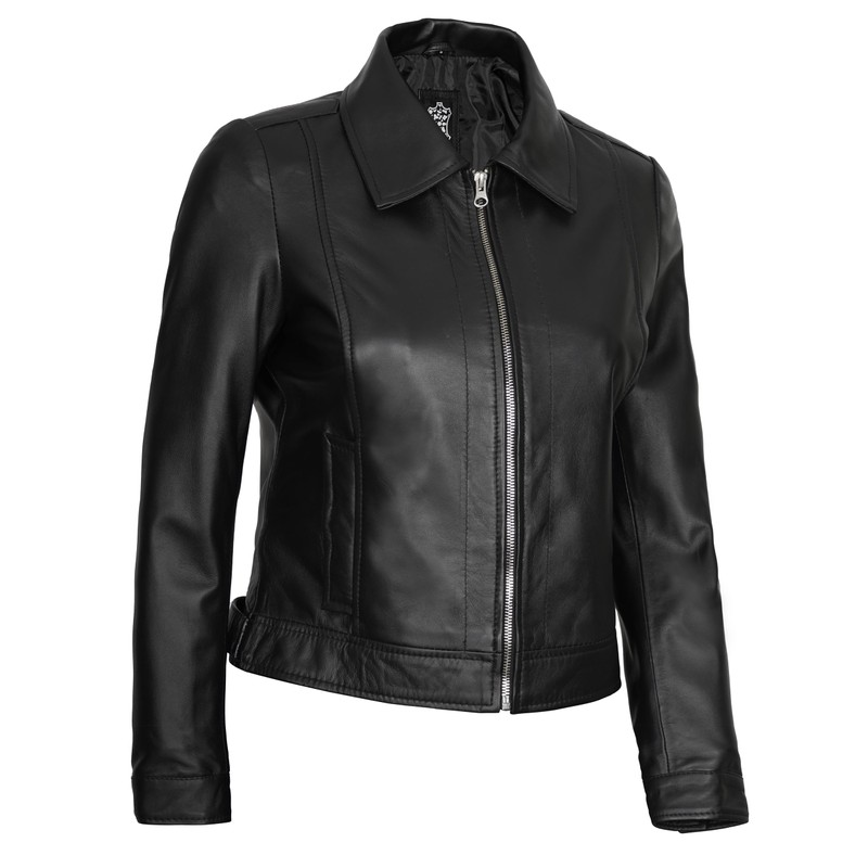 Decrum Vintage Leather Jacket - Womens Leather Jacket | [1319563]