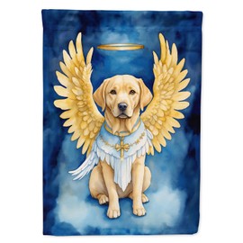 Caroline's Treasures DAC7028GF Yellow Chocolate Labrador Retriever My Angel Garden Flag Mailbox Flag Decorative Yard Flag Banner Outside Patio Artwork Yard Flower Beds, Garden Size, Multicolor