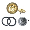 114MM Gold Sink Waste Kit, Stainless Steel and PVC Kitchen