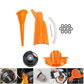 HCmotorku Oil Replacement Funnel Filter Funnel O Ring Filter Wrench for Harley Sportster XL Touring Road King Road Glide Dyna Softail