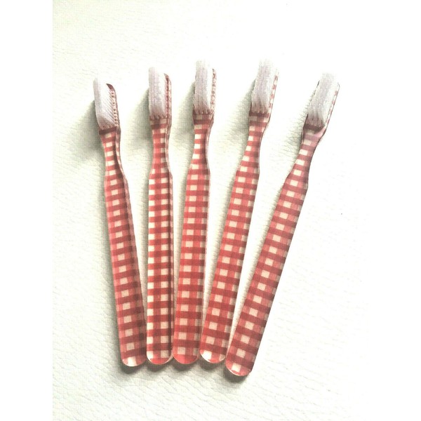 5-PACK New FUN Picnic Vintage Toothbrushes By Alan Stuart of New York