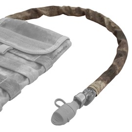 A-TACS Non-Insulated Drink Tube Sleeve. Camo Your Tactical Hydration Backpack Bare or Insulated Water Bladder Drink Tube Hose Covers. (43" Inches, A-TACS AU)