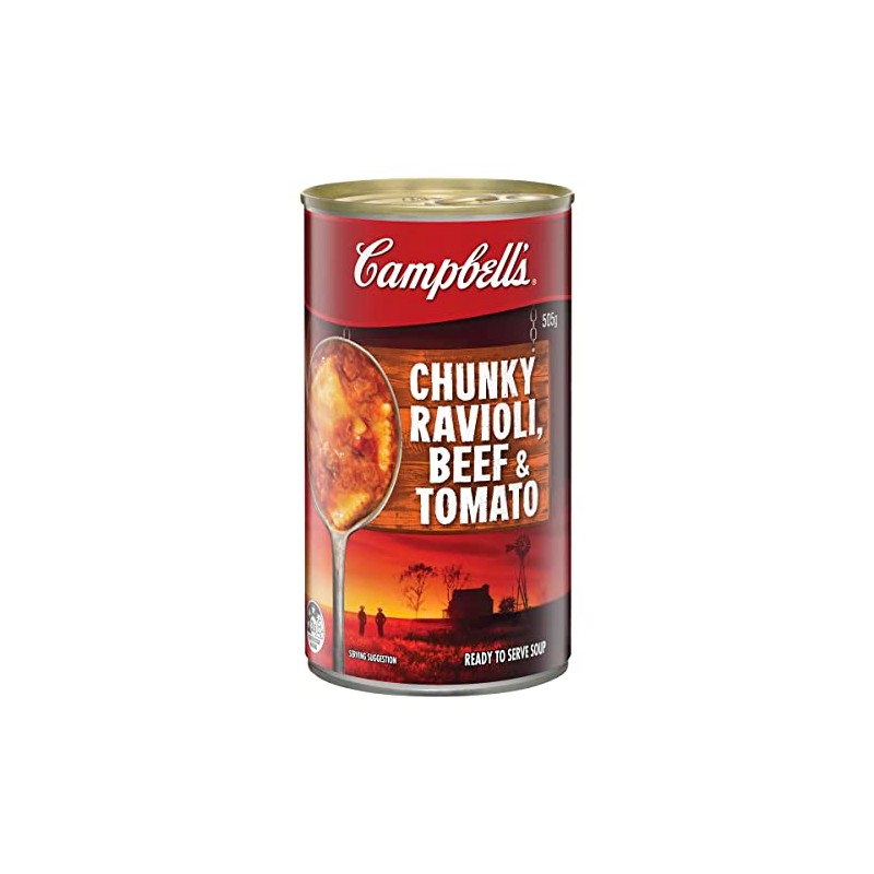 Campbell's Chunky Ravioli Beef and Tomato Soup 505 g
