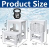 Foldable Spa Hot Tub Steps, Non-Slip 2 Step Stool Pool