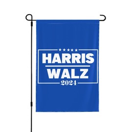 Harris Walz 2024 Garden Flag 28x40 Harris Walz 2024 President Yard Flag Sign Double Sided Harris Walz 2024 House Flag No Flagstand