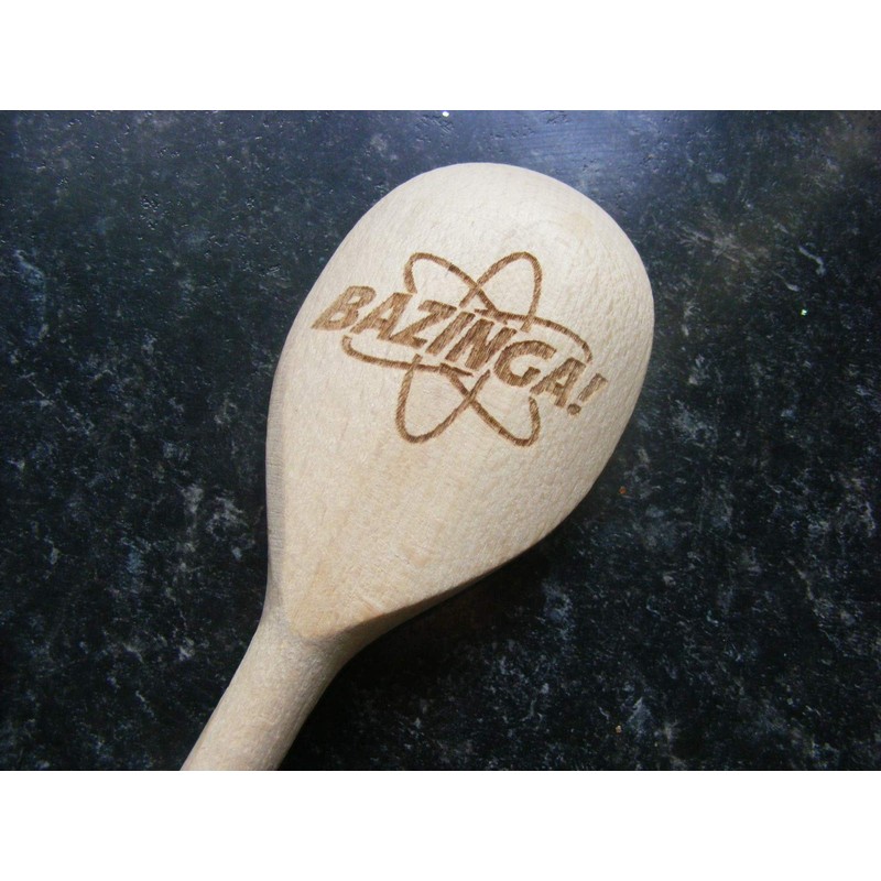 FastCraft Bakinga Big Bang Theory Sheldon inspirierter Holz-Backlöffel, Holz, Küche,