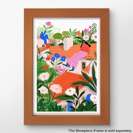 Pintoo Jigsaw Puzzles 600 Piece for Adults - Jessica Smith - Flower Ladies Beautiful Plastic Puzzle for Home Decor Zero Dust Easy Storage [H3493]