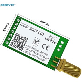 EBYTE LLCC68 LoRa Wireless Serial Port Module 868MHz 915MHz 22dBm E220-900T22D 5km Transceiver Transmitter Receiver Small Large Range Low Power Consumption