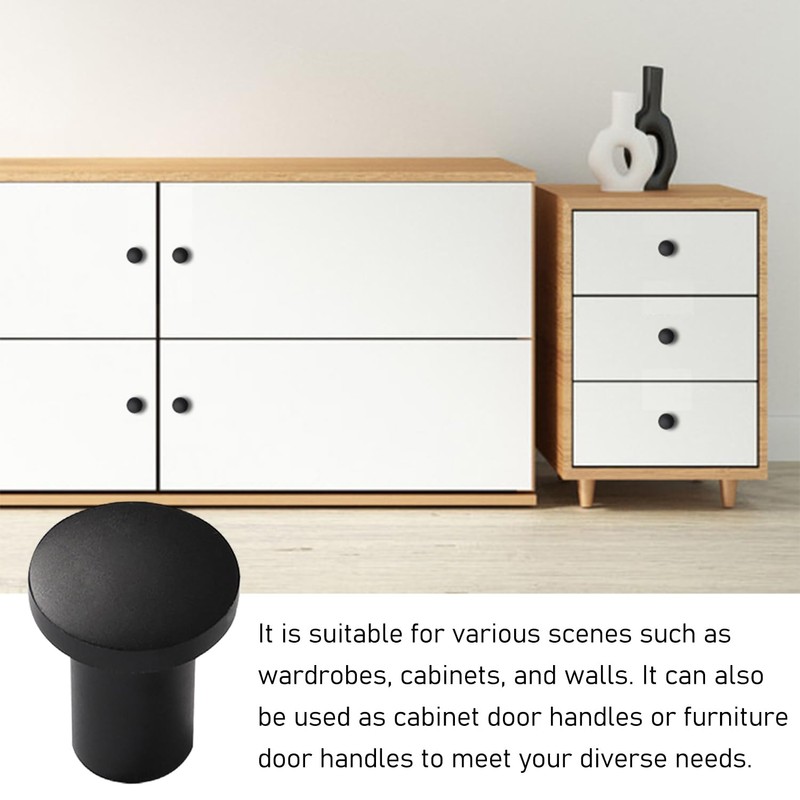 DAZZLUXE Pack of 4 Coat Hooks, Wardrobe Hooks, Round Coat
