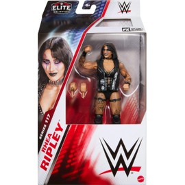 Mattel WWE Elite Action Figure & Accessories, Series #117 6-inch Collectible Rhea Ripley with 25 Articulation Points & Swappable Hands