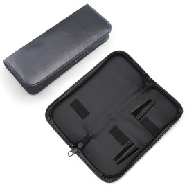 TorSor 2 Pack Hair Cutting Scissors Case Hard Cover Carrying Zipper Bag Storage Organizer Pouch Holder Protector for Hair Scissor Comb Thinning Shear Set Barber Hairstylist Hairdressers Travel