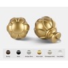 KAMANINA 1 Inch Double Curtain Rods for Windows 72 to