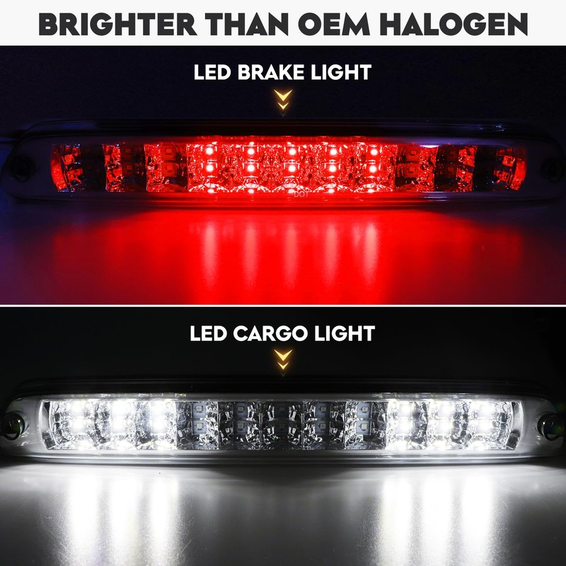 Cenfeild LED Tail Lights Assembly + 3rd Third Brake Cargo