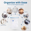 Leavans Pack of 2 90 L Storage Bags, 2 Vacuum