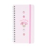 Sanrio 430773 My Melody Slim Ring Notebook with Elastic Band