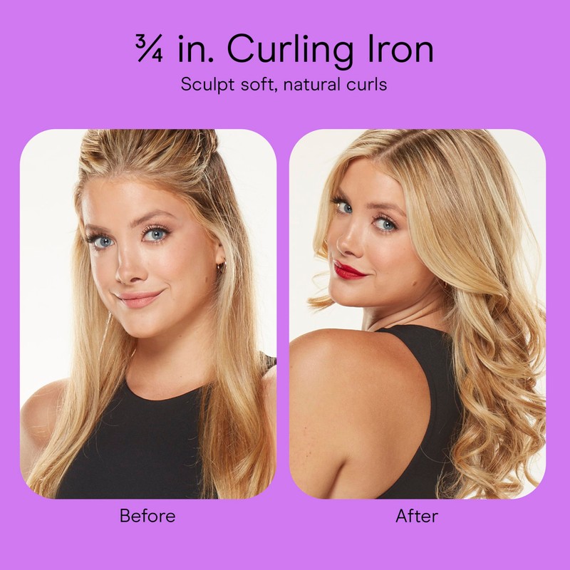 CONAIR Instant Heat 3/4-Inch Curling Iron for Short & Medium