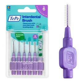 TePe Interdental Brush 1.1mm Purple 6 Pack