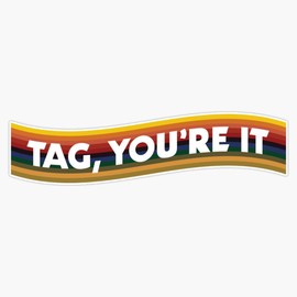 MAGNET Tag You'Re It Jodie Whittaker Thirteenth Doctor Regeneration Rainbow Magnetic Vinyl Sticker Decal Magnet 5"