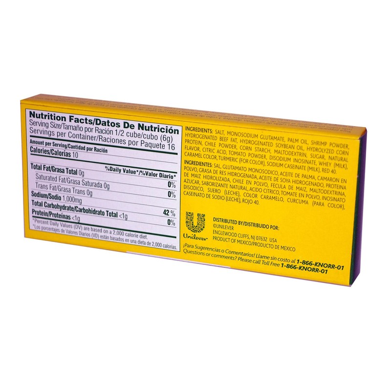 Knorr Shrimp Flavor Bouillon (8 Cubes) 2 Pack