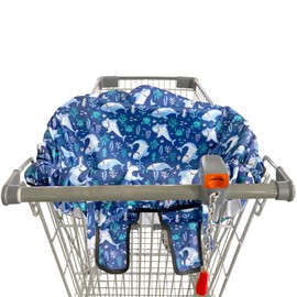 Leekalos Shopping Cart Cover for Baby Grocery Cart Cover for Baby boy and Baby Girl, High Chair Cover for Baby and Toddler