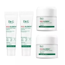 Dr.G 닥터지레드 블레미쉬 클리어 수딩크림 50ml x 2개 + 10ml x 2개 피부진정 Dr.G Red Blemish Clear Soothing Cream 50ml x 2pcs + 10ml x 2pcs Skin Calming