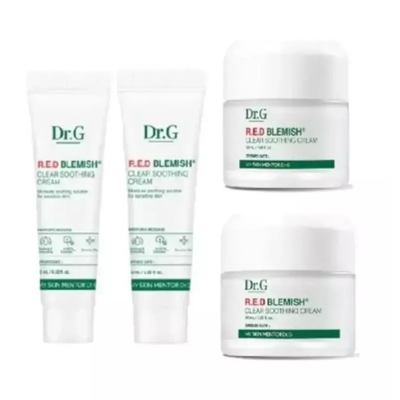 Dr.G 닥터지레드 블레미쉬 클리어 수딩크림 50ml x 2개 + 10ml