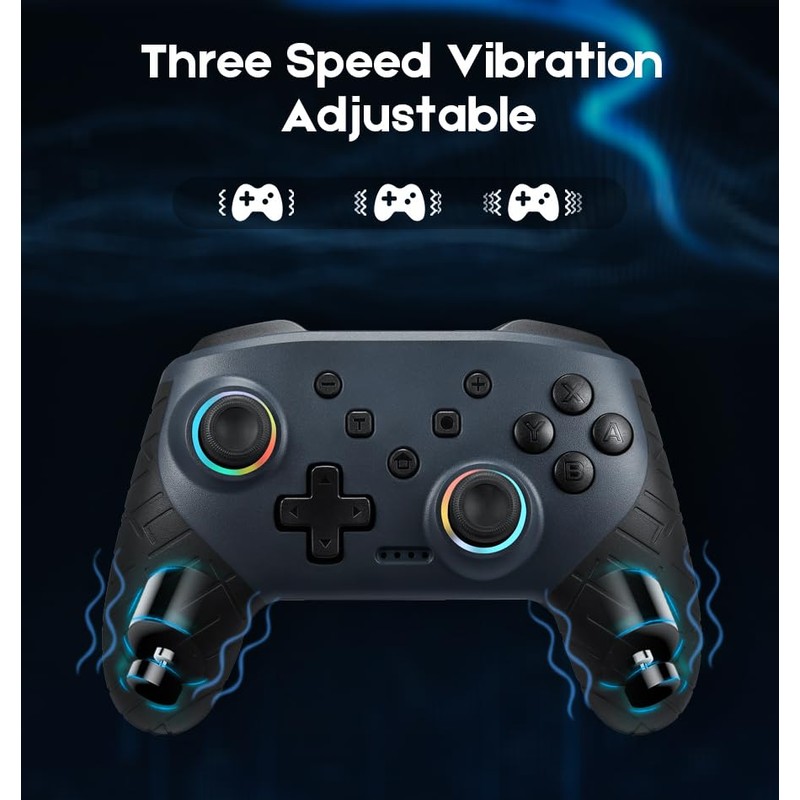 BINBOKPLAY Switch Controller, Switch Controller Compatible with Switch/Switch Lite, Wireless