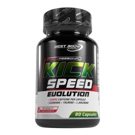 Best Body Nutrition Professional Kick Speed Evolution Caps, 80 Pcs/Tub, 3 oz