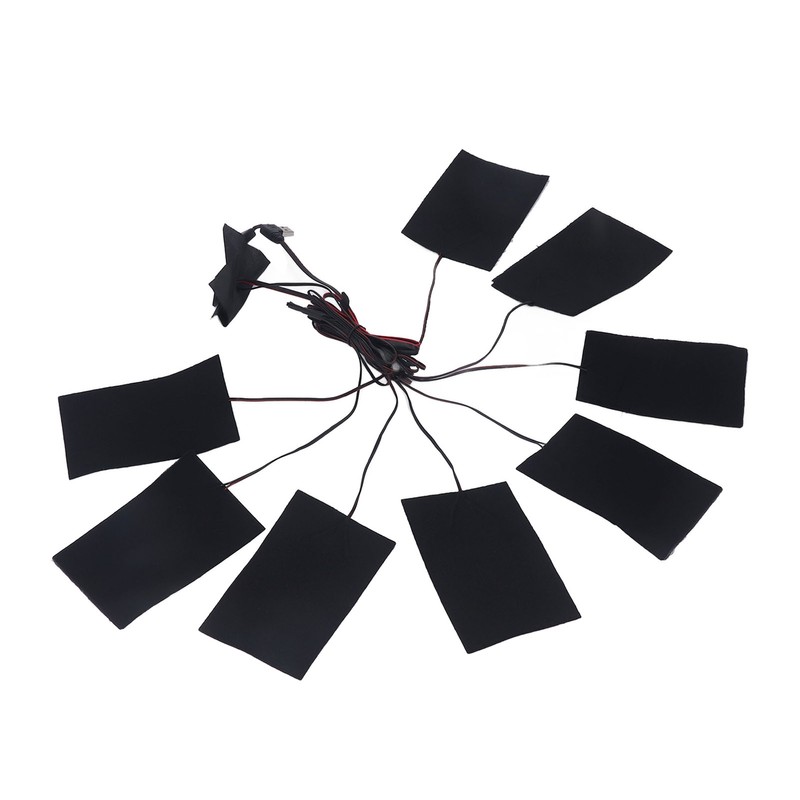 8 in 1 Electric Heating Pads 3 Gears Waterproof Carbon