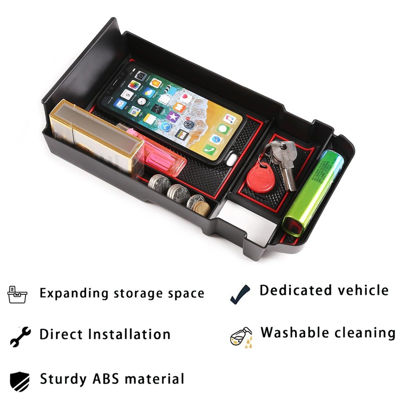 LLKUANG Center Console Organizer Tray Compatible with 2019 2020 2021