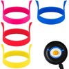 4 Pcs Fried Egg Ring Set – Non-Stick, Heat-Resistant, Ideal