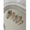 Blanca handmade nail tips - Long point (stiletto) / 블랑카
