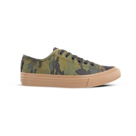 Chrome Industries Kursk AW Sneakers - All-Weather & High-Traction Bike Shoes with Panaracer Outsole and Reinforced Nylon Shank, Woodland Camo, 6
