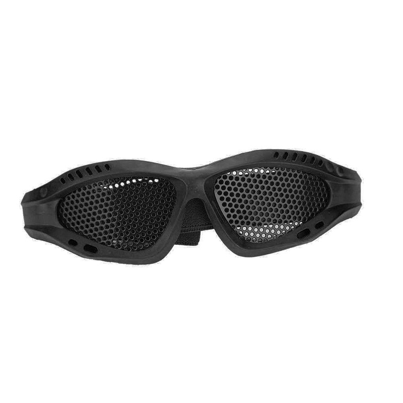 Tbest Tactical Mesh Eye Protection,Airsoft Mesh Goggles Protective Adjustable Metal