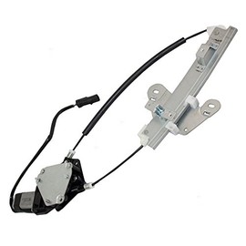 AutoandArt Brock Replacement Passenger Rear Power Window Lift Regulator with Motor Assembly Compatible with 2001-2006 Stratus Sebring Sedan 5016518AB