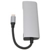 USB C Splitter Silver 5Gbps Speed Heat Dissipation Function Smart