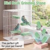 4 Pcs Bird Beak Grinding Stone, Resin Bird Perch Stand,