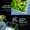 LAQUAL 10 Gallon Ultra Clear Glass Fish Tank, Rimless Low
